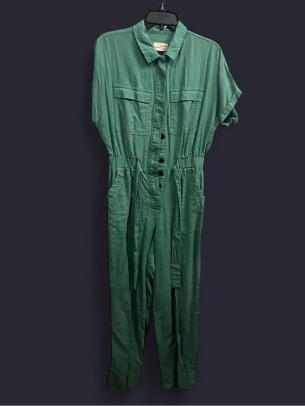 Universal Thread Lightweight Mint Green Button-Up Jumpsuit - Picture 2 of 3